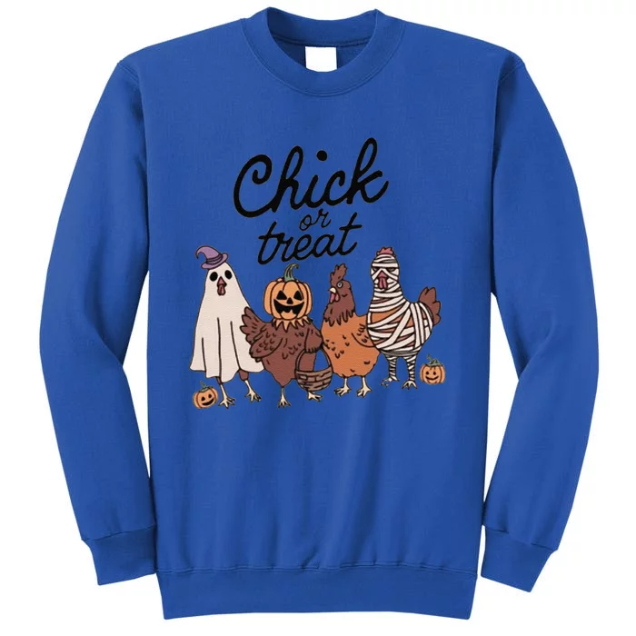 Chick Or Treat Tall Sweatshirt