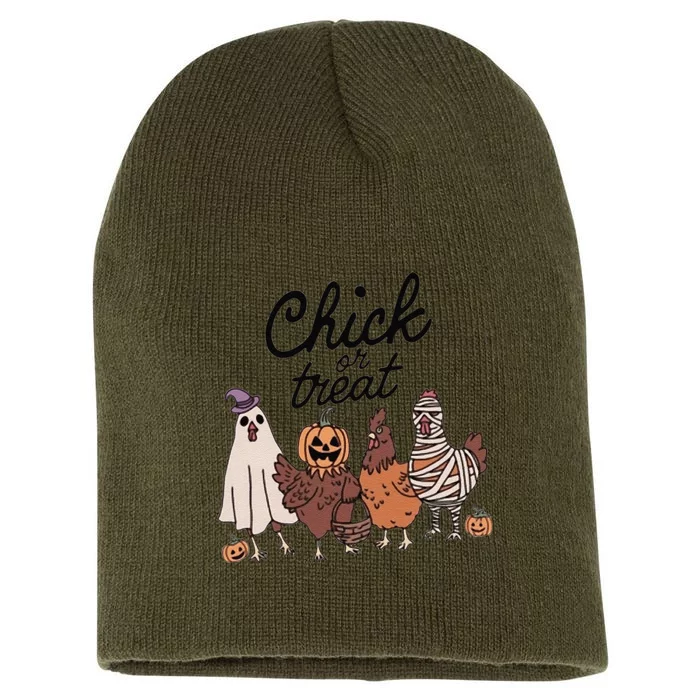 Chick Or Treat Short Acrylic Beanie