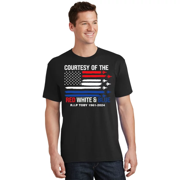 Courtesy Of The Red White And Blue Rip Toby T-Shirt