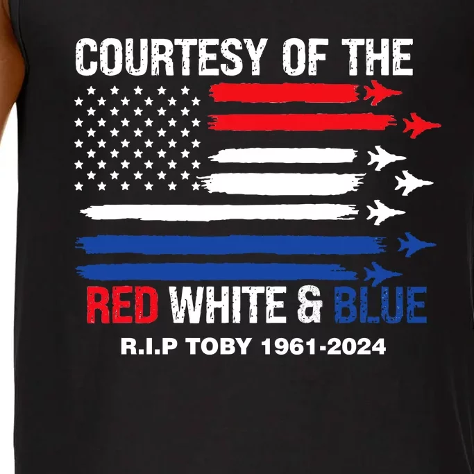 Courtesy Of The Red White And Blue Rip Toby Comfort Colors® Tank Top