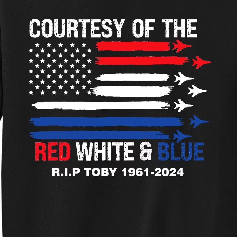 Courtesy Of The Red White And Blue Rip Toby Tall Sweatshirt