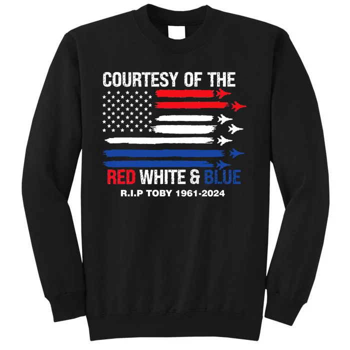 Courtesy Of The Red White And Blue Rip Toby Tall Sweatshirt