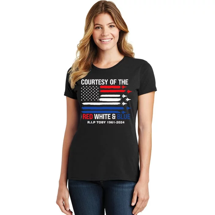 Courtesy Of The Red White And Blue Rip Toby Women's T-Shirt