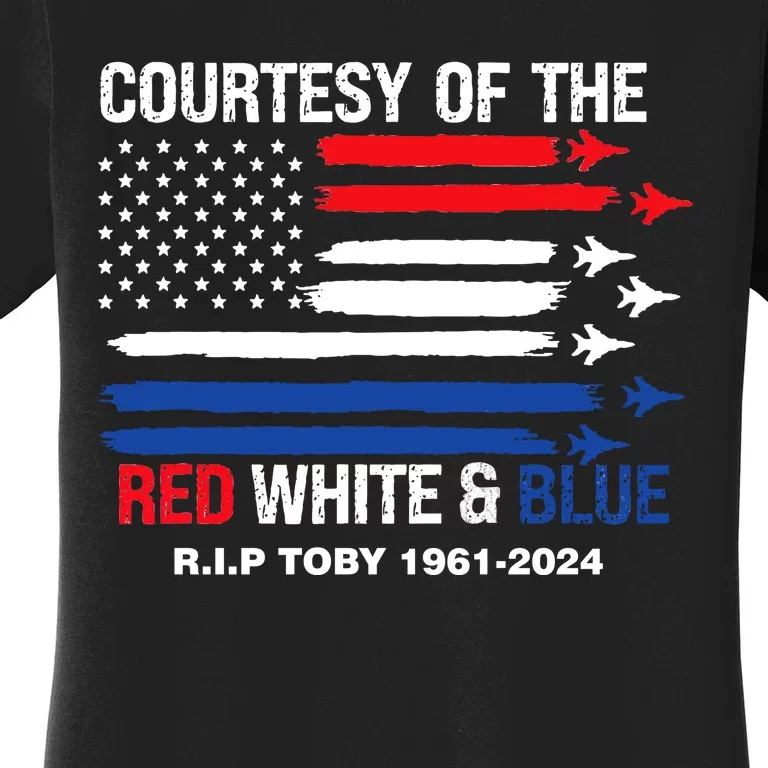 Courtesy Of The Red White And Blue Rip Toby Women's T-Shirt