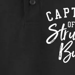 Captain Of The Struggle Bus Dry Zone Grid Performance Polo