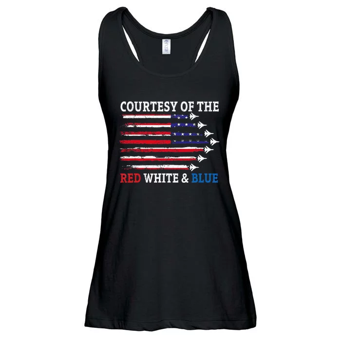 Courtesy Of The Red White And Blue Ladies Essential Flowy Tank