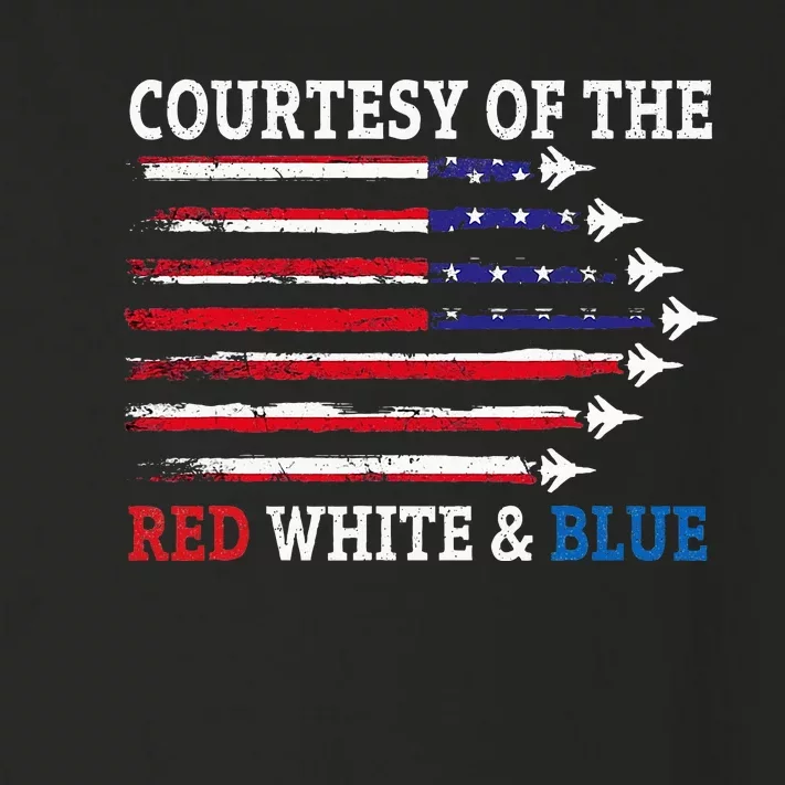 Courtesy Of The Red White And Blue Toddler Long Sleeve Shirt