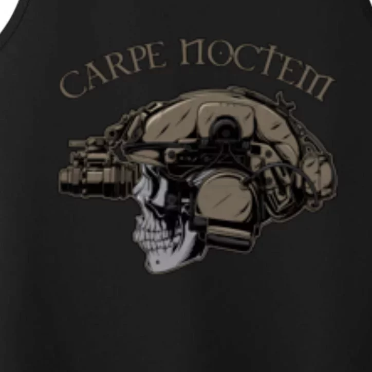 Carpe OWN THE NIGHT Noctem Skull Helmet NVGs Performance Tank