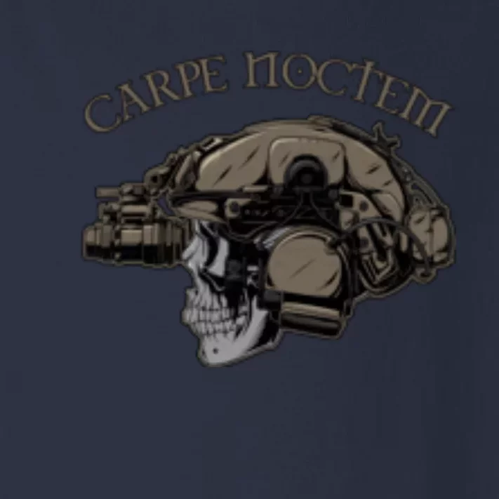 Carpe OWN THE NIGHT Noctem Skull Helmet NVGs Toddler Long Sleeve Shirt