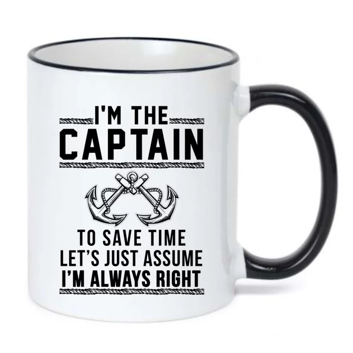 Captain Of The Boat Gift Great Gift Black Color Changing Mug