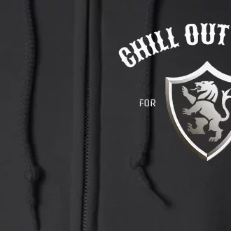 chill out team for ever tiger Full Zip Hoodie