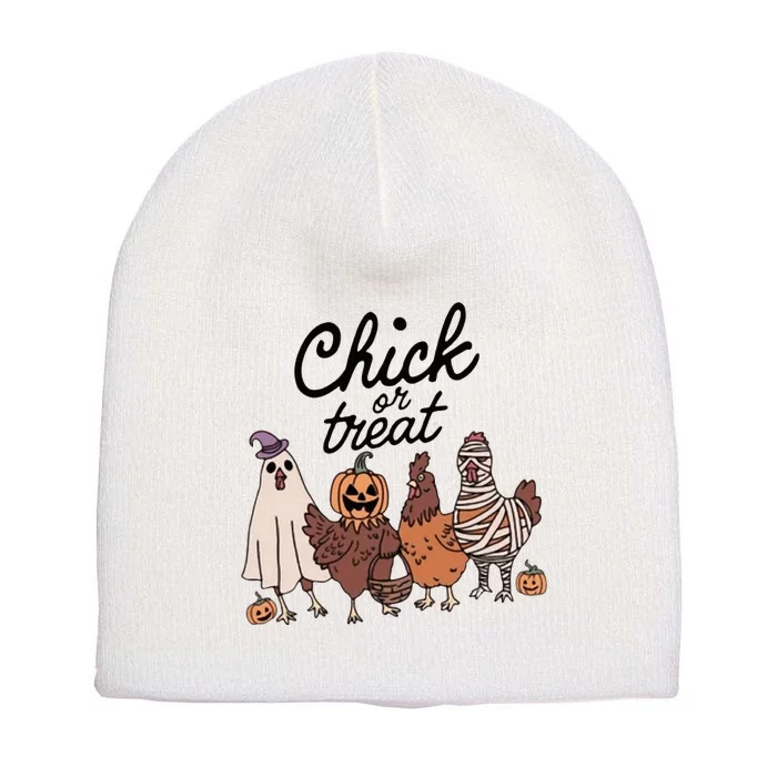 Chick Or Treat Short Acrylic Beanie