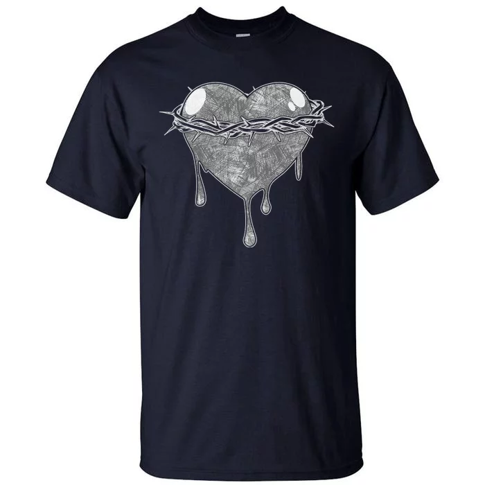 Crown Of Thorns Bleeding Heart Tall T-Shirt