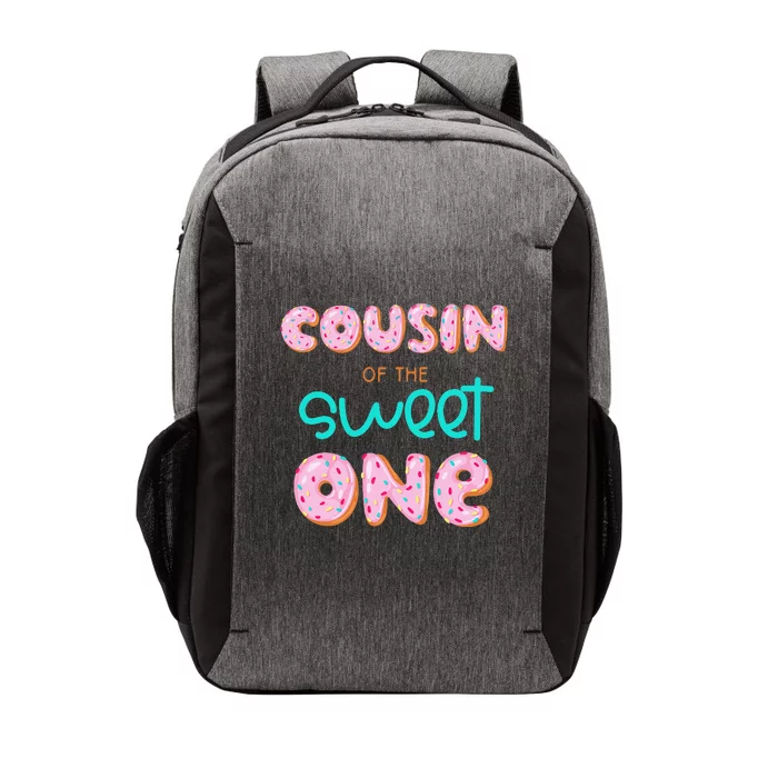 Cousin of The Sweet One First Birthday Matching Family Donut Vector Backpack