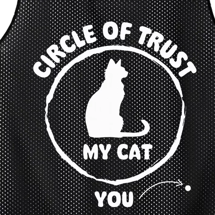 Circle Of Trust Cat Lover Kitten Owner Kitty Mesh Reversible Basketball Jersey Tank