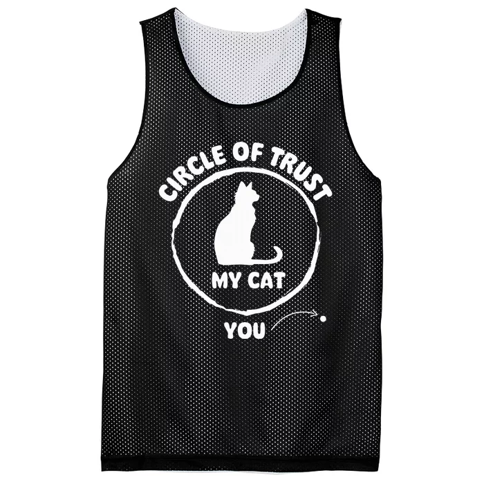 Circle Of Trust Cat Lover Kitten Owner Kitty Mesh Reversible Basketball Jersey Tank