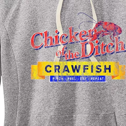 Chicken Of The Ditch Crawfish Crawfish Boil Women's Fleece Hoodie