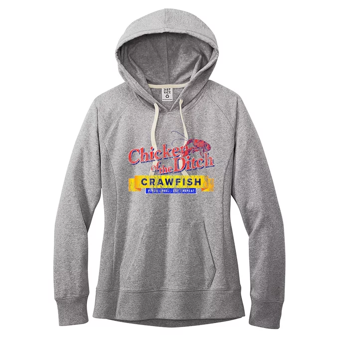 Chicken Of The Ditch Crawfish Crawfish Boil Women's Fleece Hoodie