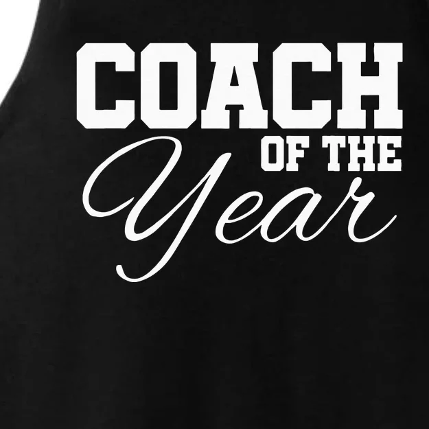 Coach Of The Year Sports Team End Of Season Recognition Ladies Tri-Blend Wicking Tank