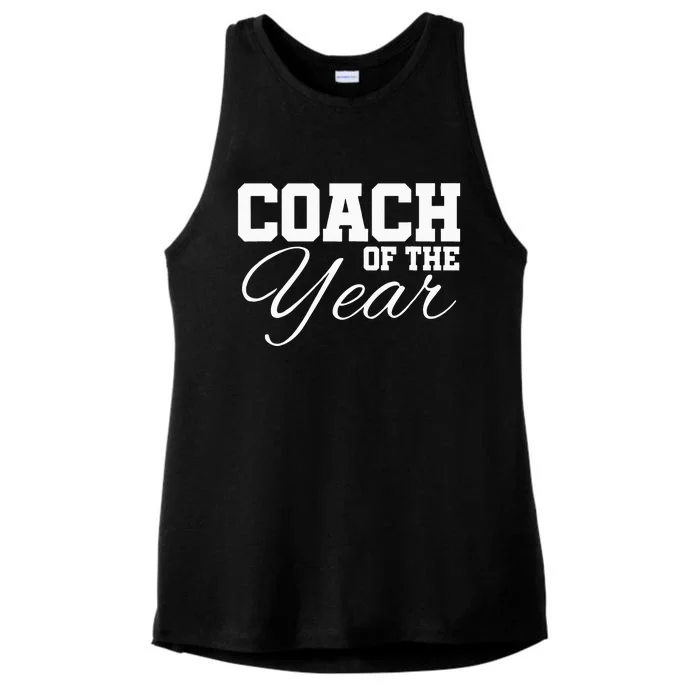 Coach Of The Year Sports Team End Of Season Recognition Ladies Tri-Blend Wicking Tank