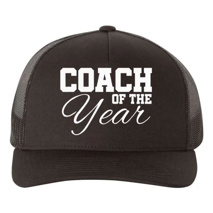 Coach Of The Year Sports Team End Of Season Recognition Yupoong Adult 5-Panel Trucker Hat