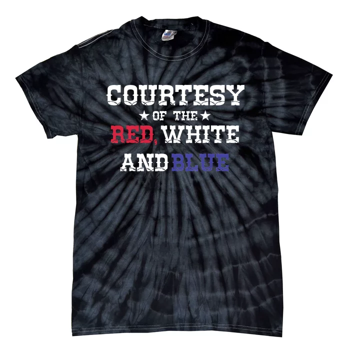 Courtesy Of The Red White And Blue Tie-Dye T-Shirt