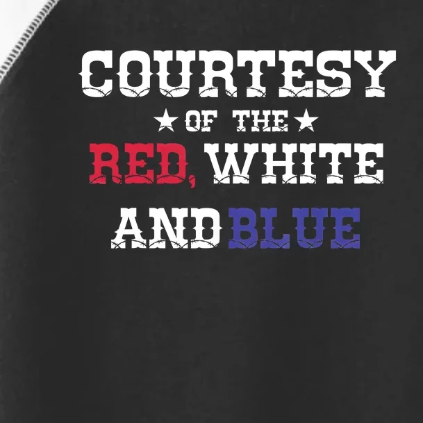 Courtesy Of The Red White And Blue Toddler Fine Jersey T-Shirt