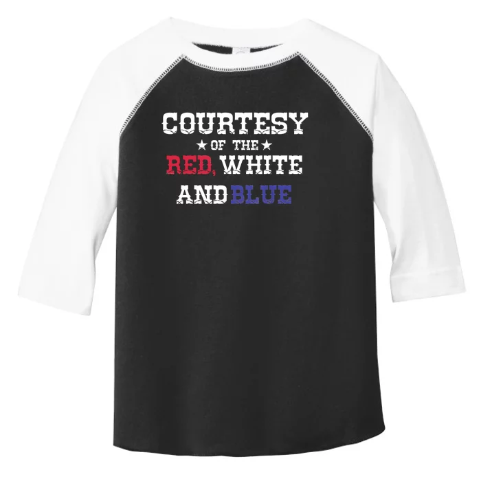 Courtesy Of The Red White And Blue Toddler Fine Jersey T-Shirt