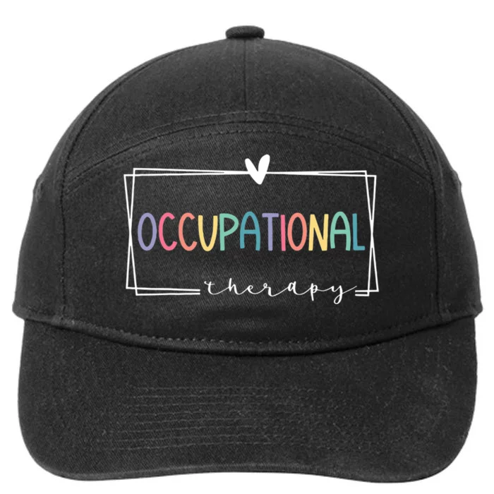 Cute Occupational Therapy Costume OT Therapist 7-Panel Snapback Hat