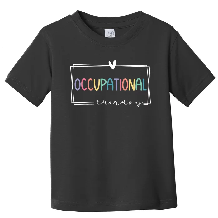 Cute Occupational Therapy Costume OT Therapist Toddler T-Shirt