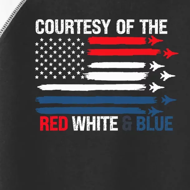 Courtesy Of The Red White And Blue Toddler Fine Jersey T-Shirt