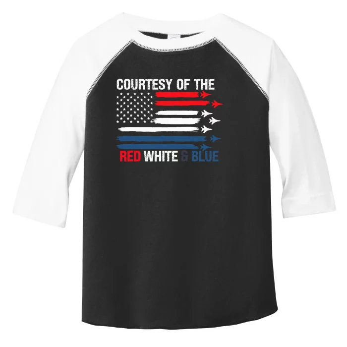 Courtesy Of The Red White And Blue Toddler Fine Jersey T-Shirt