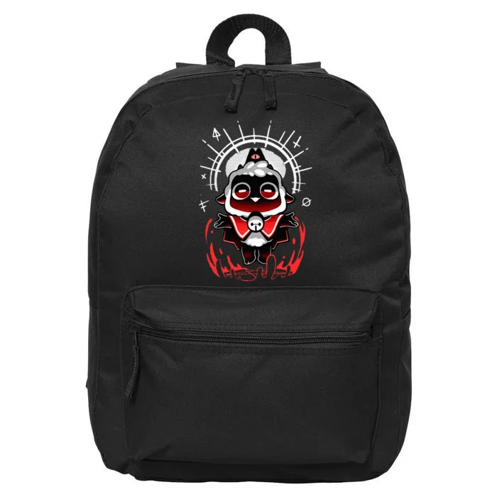 Cult Of The Lamb Cute Gamer Cult Of The Lamb 16 in Basic Backpack ...