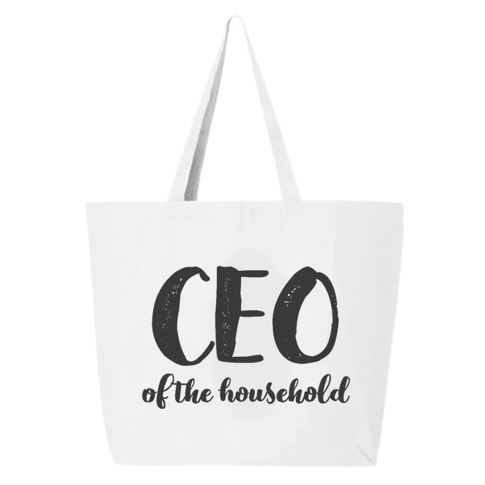 CEO Of The Household Funny Mothers Day Gifts Daughter 25L Jumbo Tote