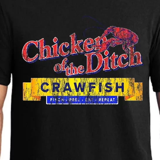 Chicken Of The Ditch Crawfish Crawfish Boil Pajama Set