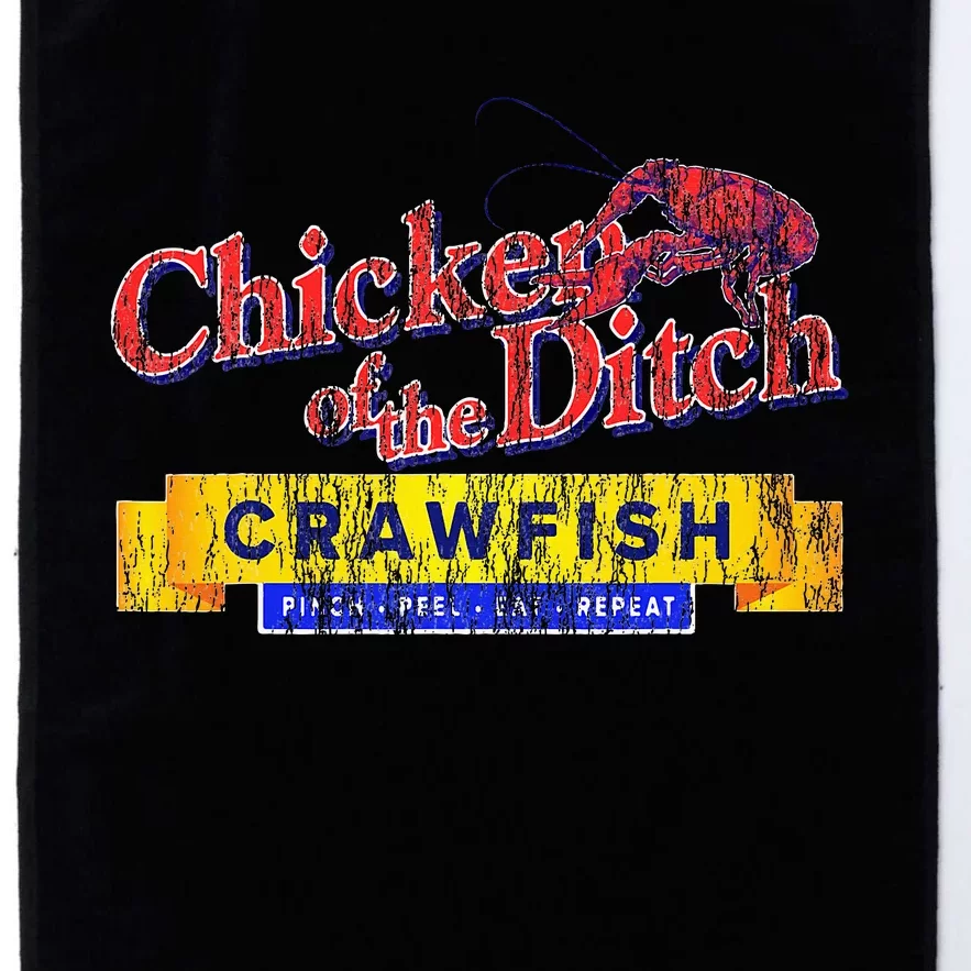 Chicken Of The Ditch Crawfish Crawfish Boil Platinum Collection Golf Towel