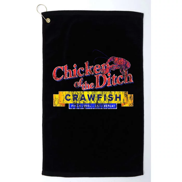 Chicken Of The Ditch Crawfish Crawfish Boil Platinum Collection Golf Towel