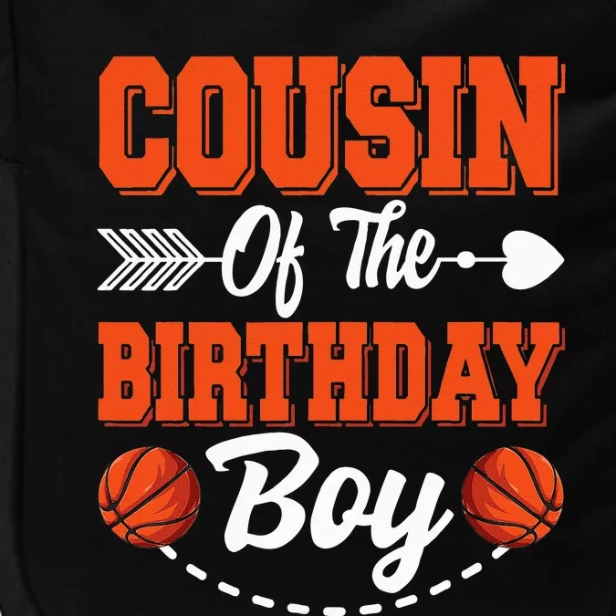 Cousin Of The Birthday Basketball Matching Family Party Impact Tech Backpack