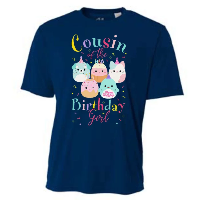 Cousin Of The Birthday Squish Squad Mallow Cooling Performance Crew T-Shirt