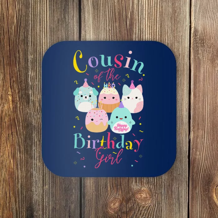 Cousin Of The Birthday Squish Squad Mallow Coaster