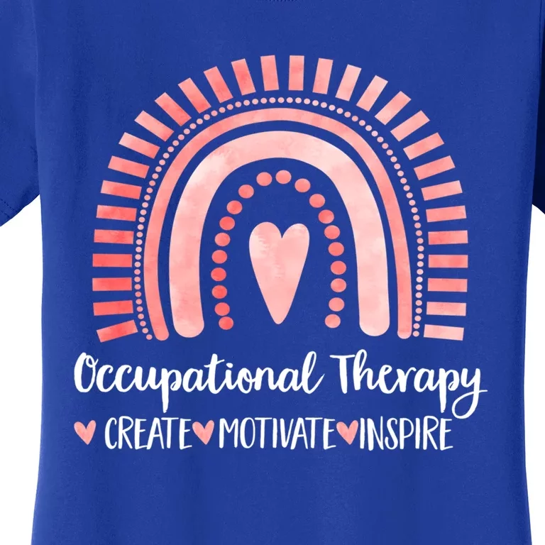 Cute Occupational Therapy Create Motivate Inspire Great Gift Women's T-Shirt