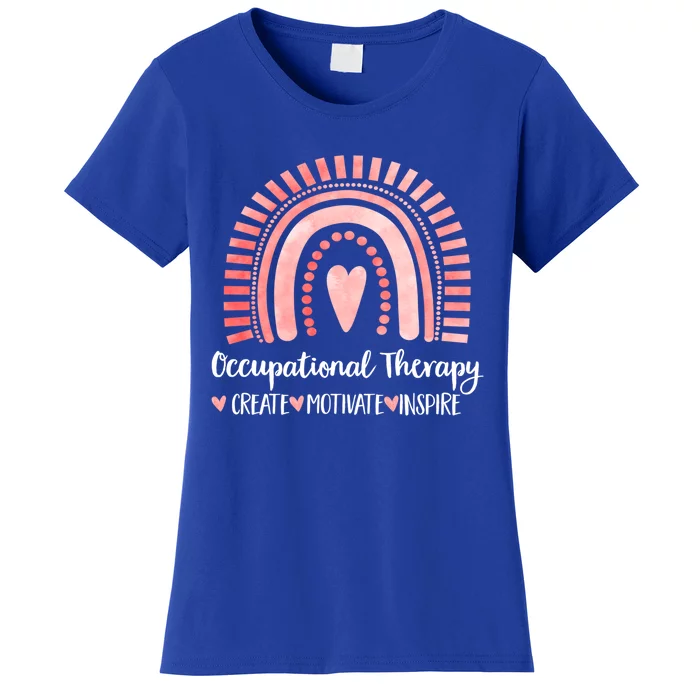 Cute Occupational Therapy Create Motivate Inspire Great Gift Women's T-Shirt