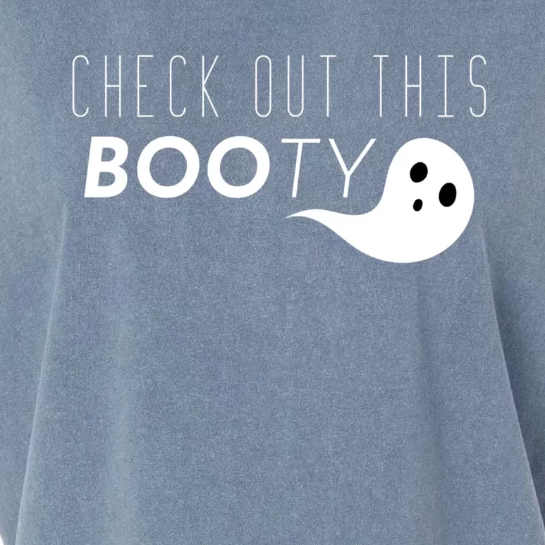 Check Out This Booty Funny Ghost Boo Halloween Gift Garment-Dyed Women's Muscle Tee