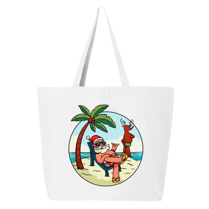 Christmas On The Beach Christmas In July 25L Jumbo Tote