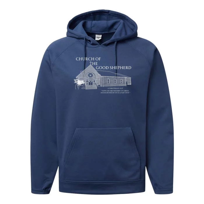 Church Of The Good Shepherd Ozone Park Performance Fleece Hoodie