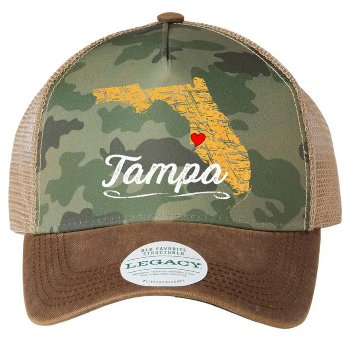 City Of TAMPA BAY FLORIDA Vacation Souvenir Legacy Tie Dye Trucker Hat