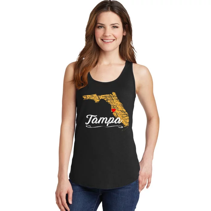 City Of TAMPA BAY FLORIDA Vacation Souvenir Ladies Essential Tank