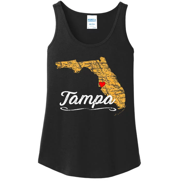 City Of TAMPA BAY FLORIDA Vacation Souvenir Ladies Essential Tank