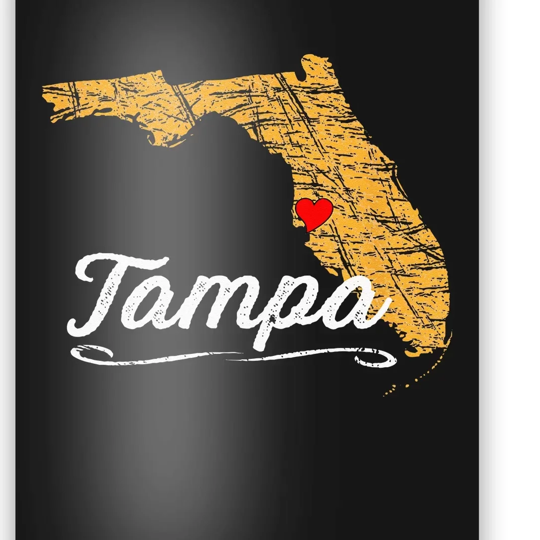 City Of TAMPA BAY FLORIDA Vacation Souvenir Poster