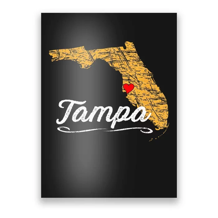 City Of TAMPA BAY FLORIDA Vacation Souvenir Poster